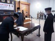 Bupati Umar Ahmad Lantik Pejabat Pimpinan Tinggi Pratama, Ka UPT SD SMP Dan Pengawas Sekolah Tubaba