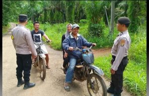 Cegah Kejahatan Polsek Rebang Tangkas Melakukan Patroli Hunting di Gunung Sari