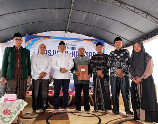 Bupati Lambar Resmikan Masjid Al-Kautsar dan Tempatkan Santri Ponpes Miftahul Huda 407 di Talang Surip