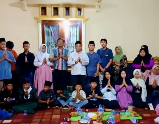 Penghujung Ramadhan, SMSI Tulang Bawang Santuni Anak Yatim