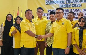 Hasil Penjaringan Ketua DPD II Golkar Tulang Bawang M. Aris Pratama Hanan Calon Tunggal