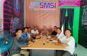 Rapat Koordinasi SMSI Lampung Timur Membahas dua Agenda Utama