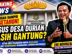 Ketua SMSI Pesawaran Minta Kejari Menjelaskan Laporan Dugaan Penyimpangan DD Durian