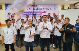 Donny Irawan Lantik Abdul Rohman sebagai Ketua SMSI Tulang Bawang Periode 2026–2029