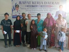 SMSI Tulang Bawang Gelar Jum’at Berkah ke-106, Santuni 4 Anak Yatim Piatu