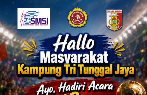 SMSI Tulang Bawang dan Kampung Tri Tunggal Jaya Gelar Nobar Final Piala Dunia Spanyol vs Argentina