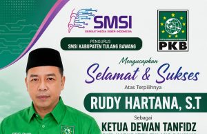 SMSI Tulang Bawang Ucapkan Selamat Atas Pelantikan Ketua DPC PKB Rudy Hartana