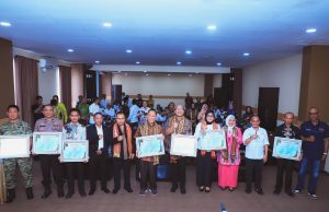 Muskab 1 Tulang Bawang, SMSI Lampung Berikan 7 Piagam Penghargaan Mitra Terbaik