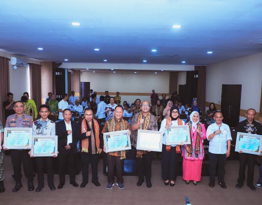 Muskab 1 Tulang Bawang, SMSI Lampung Berikan 7 Piagam Penghargaan Mitra Terbaik