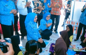 Pencanangan Desa TAPIS di Panca Tunggal Jaya, PKK Tulang Bawang Komitmen Wujudkan Keluarga Sejahtera