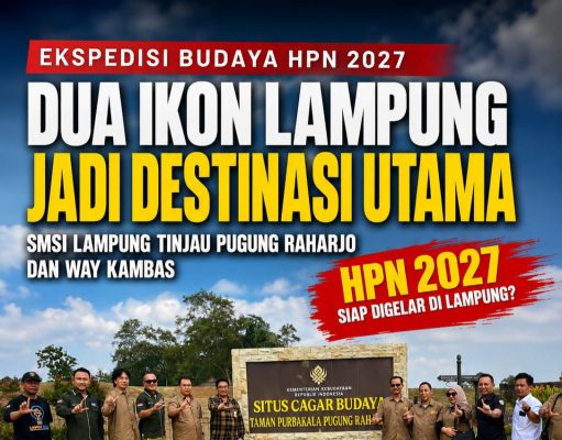 Ekspedisi Budaya HPN 2027: SMSI Lampung Promosikan Cagar Budaya dan Konservasi Gajah
