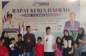 Istiqomah 109 Pekan, SMSI Tuba Santuni 5 Anak Yatim di Jum’at Berkah