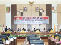 Bupati Tubaba Hadiri Paripurna DPRD, Sampaikan Raperda APBD 2027 dan MoU Propemperda